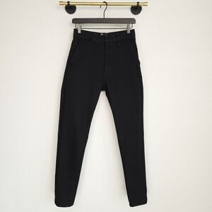 MOTHER Men's 30 Black The Shaker Prep Straight Up Cotton Blend Stretch Jeans